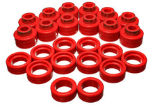 Load image into Gallery viewer, Energy Suspension 92-99 GM Denal XL/Suburban 2WD/Yukon XL 2WD Red Body (Cab) Mount Set