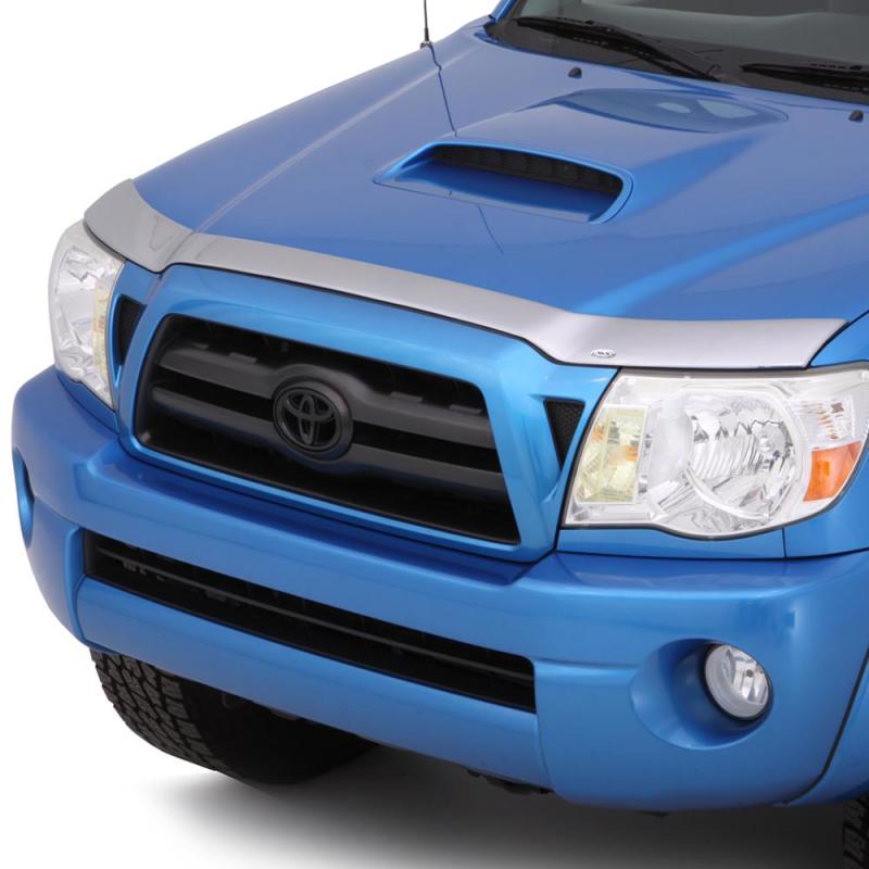 AVS 09-14 Ford F-150 (Excl. Raptor) Aeroskin Low Profile Hood Shield - Chrome