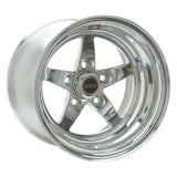 Weld S71 15x10.33 / 5x120mm BP / 7.5in. BS Polished Wheel (Low Pad) - Non-Beadlock