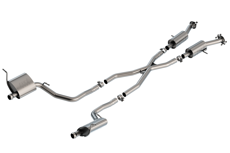 Borla 14-20 Jeep Grand Cherokee High Altitude/Summit 3.6L V6 2/4WD 2.25in S-Type Cat-back - GTR Auto