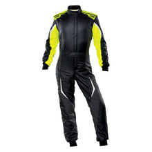 Load image into Gallery viewer, OMP Tecnica Evo Overall My21 Black/Yellow - Size 64 (Fia 8856-2018)