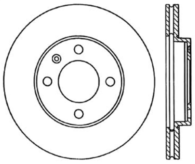 StopTech Drilled Sport Brake Rotor