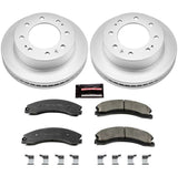 Power Stop 12-19 GMC Sierra 3500 HD Front Z17 Coated Brake Kit