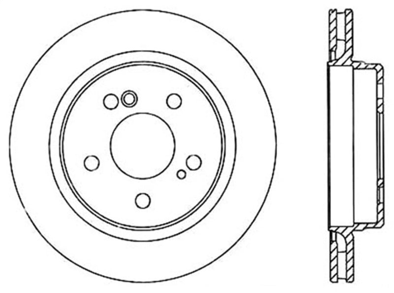 StopTech Drilled Sport Brake Rotor