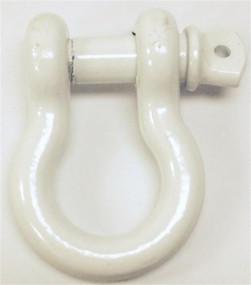 Iron Cross 3/4in D-Ring Shackle - White