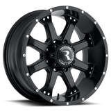 Raceline 991B Assault 20x9in / 8x165.1 BP / 18mm Offset / 125.2mm Bore - Satin Black Wheel