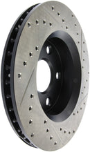 Load image into Gallery viewer, StopTech 07-13 Jeep Wrangler Slotted &amp; Drilled Right Front Rotor