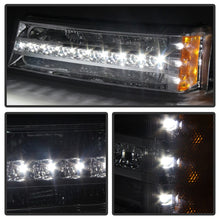 Load image into Gallery viewer, xTune Chevy Silverado 03-06 / Avalanche 02-06 LED Bumper Lights Chrome CBL-JH-CS03-LED-C