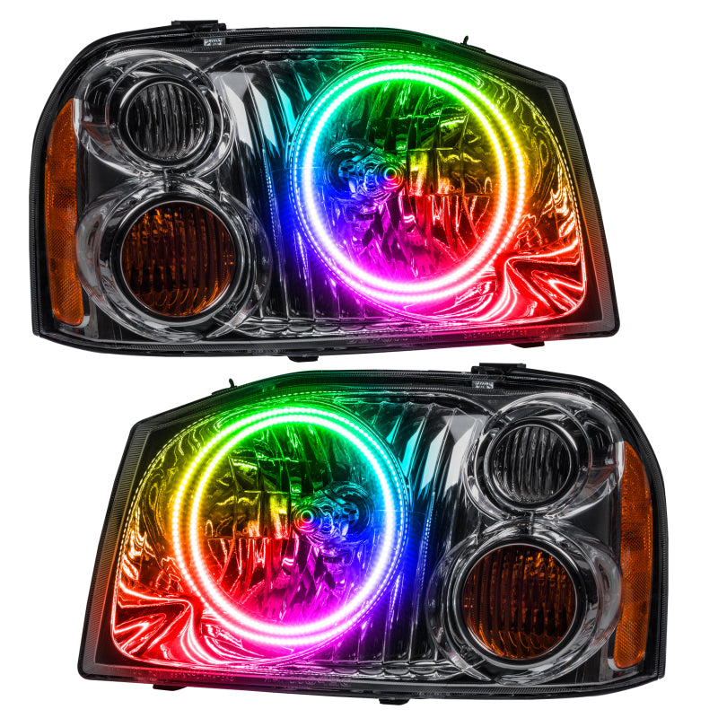 Oracle 01-04 Nissan Frontier SMD HL - Dual Halo - ColorSHIFT w/ Simple Controller
