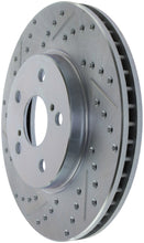 Load image into Gallery viewer, StopTech Select Sport Select Sport 06-15 Lexus IS250 Sport Slotted &amp; Drilled Front Right Rotor