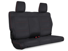 Load image into Gallery viewer, PRP 11-12 Jeep Wrangler JKU Rear Seat Cover/4 door - Black with Red Stitching
