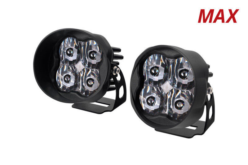 Diode Dynamics SS3 LED Pod Max - White SAE Fog Angled (Pair)