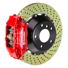 Load image into Gallery viewer, Brembo 01-02 Viper RT10/GTS/92-00 Viper RT10/GTS Rr GT BBK 4Pist. Cast 345x28 2pc Rotor Drilled-Red