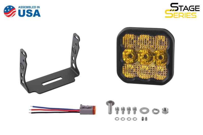 Diode Dynamics SS5 LED Pod Pro - Yellow Combo (Single)