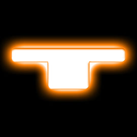 ORACLE Lighting Universal Illuminated LED Letter Badges - Matte Wht Surface Finish - T