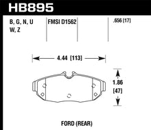 Load image into Gallery viewer, Hawk 12-14  Ford Mustang w/ Performance Package DTC-60 Race Front Brake Pads