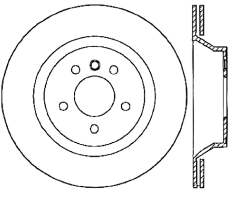 StopTech Drilled Sport Brake Rotor