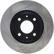 Load image into Gallery viewer, StopTech Power Slot 95-99 Nissan Sentra / 95-99 200SX Rear Drum SportStop Front Slotted Left Rotor