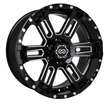 Load image into Gallery viewer, Enkei Commander 20x9 5mm Offset 6x139.7 Bolt Pattern 108 Bore Black Machined Wheel