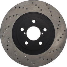 Load image into Gallery viewer, StopTech 12-14 Subaru WRX Drilled Sport Brake Cryo Rotor