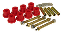 Load image into Gallery viewer, Prothane 87-96 Jeep YJ Front &amp; Rear Main Spring Eye Bushings - Red