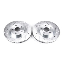 Load image into Gallery viewer, Power Stop 03-08 Pontiac Vibe Front Evolution Drilled &amp; Slotted Rotors - Pair