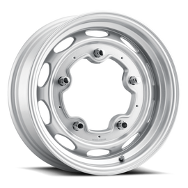 Mobelwagen MW-520S Interceptor 15x5.5in / 5x205 BP / 20mm Offset / 156mm Bore - Silver Wheel