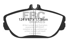 Load image into Gallery viewer, EBC 94-00 Ford Taurus 3.0 Ultimax2 Front Brake Pads