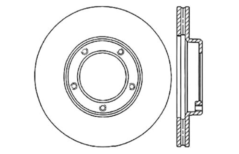 StopTech Drilled Sport Brake Rotor