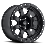 Raceline 928B Monster 17x9in / 8x165.1 BP / -12mm Offset / 130.81mm Bore - Satin Black Wheel