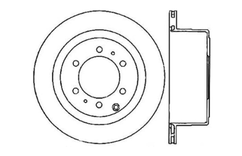 StopTech Drilled Sport Brake Rotor