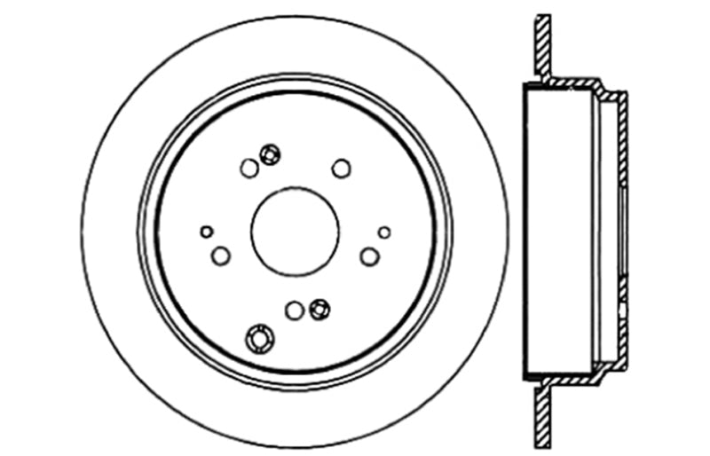 StopTech Drilled Cryo Sport Brake Rotor