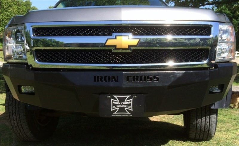 Iron Cross 07-13 Chevrolet Silverado 1500 RS Series Front Bumper - Gloss Black