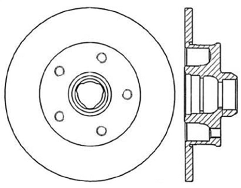 StopTech Slotted & Drilled Sport Brake Rotor