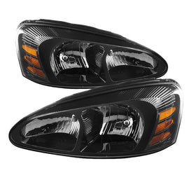 xTune Pontiac Grand Prix 04-08 Crystal Headlights Black HD-JH-PGPRIX04-AM-BK