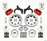 Wilwood Forged Dynalite Front Kit 12.19in Drilled Red 59-64 Chevy Impala / 63-64 Corvette