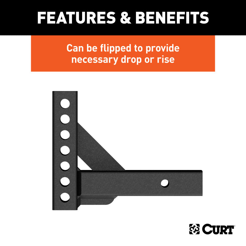 Curt Weight Distribution Shank (2in Shank 2in Drop 6in Rise)