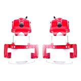 Power Stop 01-05 BMW 320i Front Red Calipers w/Brackets - Pair