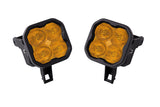 Diode Dynamics SS3 LED Pod Max Type SDX Kit - Yellow SAE Fog