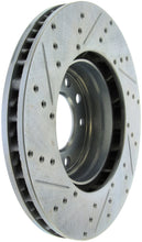 Load image into Gallery viewer, StopTech 04-10 Porsche Cayenne Select Sport Drilled and Slotted Brake Rotor - Front Left