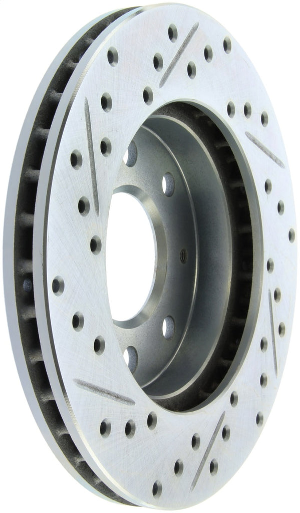 StopTech Select Sport Drilled & Slotted Rotor - Front Left