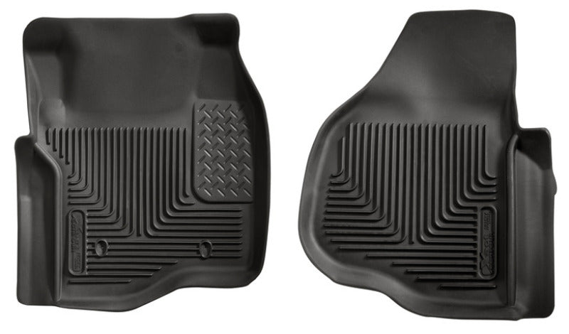 Husky Liners 11-12 Ford F250/F350/F450 Series Reg/Super/Crew Cab X-Act Contour Black Floor Liners - GTR Auto