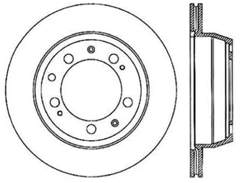 StopTech Slotted & Drilled Sport Brake Rotor