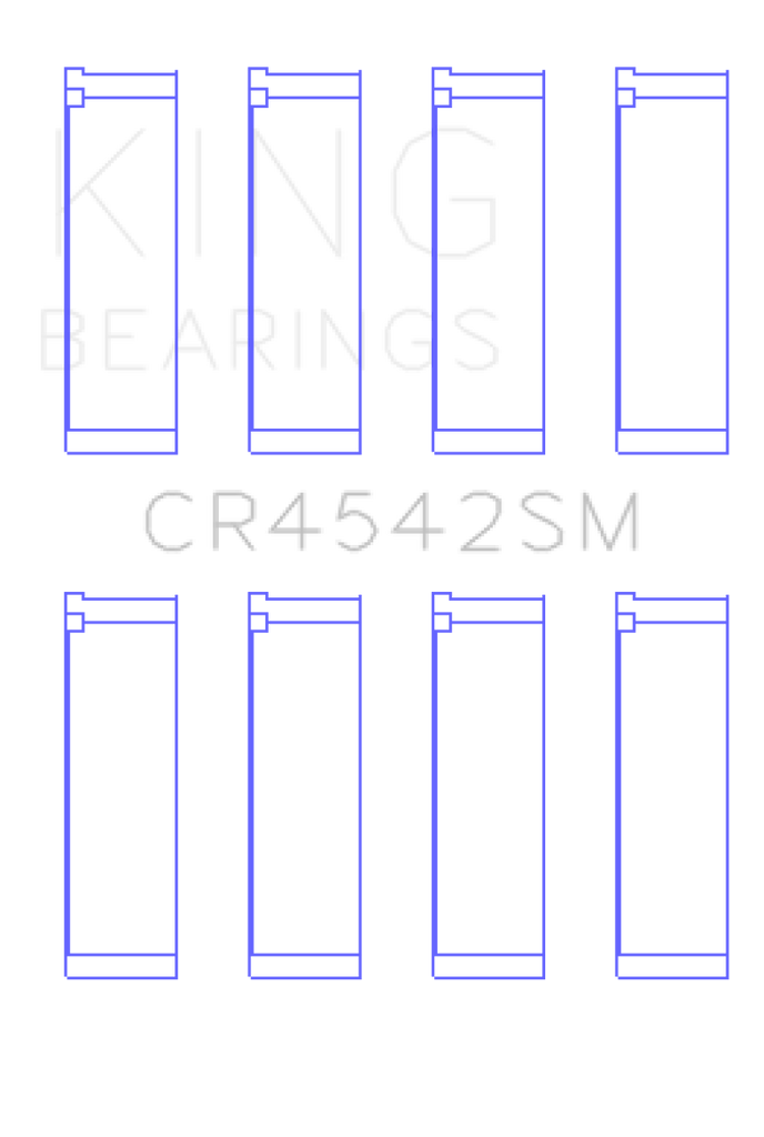 King Honda K-Series (Except A3) 16v 2.0L/2.3L/2.4L Connecting Rod Bearing Set (Set of 4) - GTR Auto