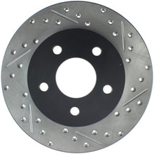 Load image into Gallery viewer, StopTech 05-09 Pontiac G5/05-10 G8 / 05-08 Chevrolet Cobalt Slotted &amp; Drilled Rear Left Rotor