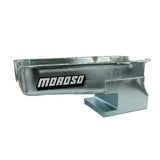 Moroso 80-85 SBC w/Passengers Side Dip Stick Dart SHP Chevy II Oil Pan - Black