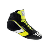 OMP Tecnica Shoes Black/Fluorescent Yellow - Size 40 (Fia 8856-2018)