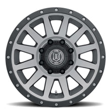 Load image into Gallery viewer, ICON Compression HD 18x9 8x6.5 12mm Offset 5.5in BS Titanium Wheel