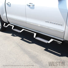 Load image into Gallery viewer, Westin/HDX 07-18 Chevrolet Silverado 1500 Crew (5.5ft) (Excl Classic) Drop WTW Nerf Step Bars - Blk