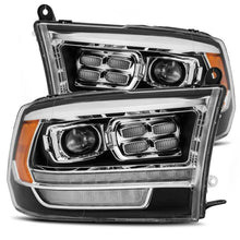 Load image into Gallery viewer, AlphaRex 09-18 Dodge Ram 2500 LUXX LED Proj Headlights Plank Style Black w/Activ Light/DRL